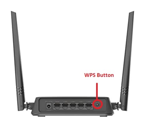 WPS button arris router